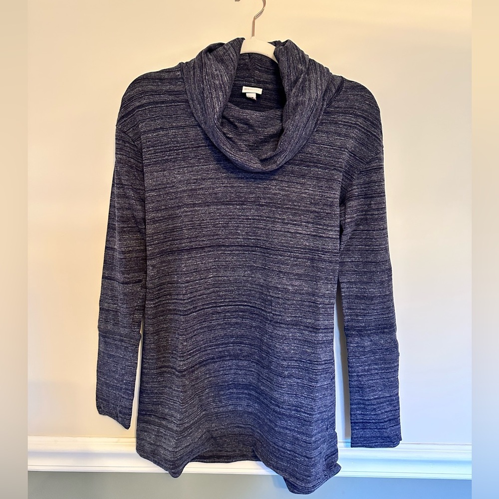 Merona Charcoal Cowl Neck Sweater Size Small Petite